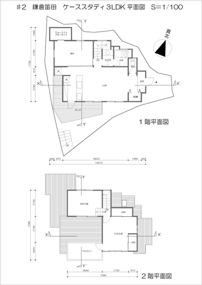 3LDK平面図